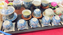 胖東來(lái)青花汝窯功夫茶具套裝家用客廳陶瓷泡茶壺蓋碗茶杯整套高檔禮盒裝 陶泥青花青風(fēng)蓋碗10件套 曬單實(shí)拍圖