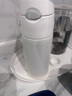 膳魔師（THERMOS）400ml保溫杯吸管杯不銹鋼男女士保冷水杯子TCMI-400S WH 曬單實(shí)拍圖