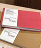 無(wú)印良品（MUJI）PVC封面月周記筆記本/2025年12月開(kāi)始 本子 日記本 記事本 日程本 88張/紅色/A6橫款 曬單實(shí)拍圖