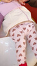 幼歌（YOUGE）嬰幼兒秋季新款活潑草莓柔軟燈籠褲輕盈透氣寬松牛仔褲 牛仔藍（66-90兩用襠） 90 cm 曬單實拍圖