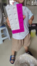 安踏兒童短T男女小童裝2025夏季簡約舒適印花套頭衫小童圓領(lǐng)短袖 純凈白-3 130 cm/小童 曬單實拍圖