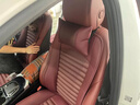 貝德曼 奔馳E300L E260L EQE350 GLE450 GLE350真皮汽車坐墊四季座墊套 靠背款5座含2頭枕（火山紅） 竹炭超纖真皮 曬單實拍圖