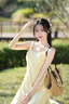 唐菓蜜早秋連衣裙女2025新款女裝時(shí)尚法式甜美溫柔風(fēng)氣質(zhì)顯瘦套裝裙子 米白開(kāi)衫+黃色吊帶裙 M 曬單實(shí)拍圖