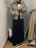 虎躍酷（HUYUEKU）美式立領(lǐng)皮棉服男外套秋冬季2025新款男士棉衣加厚防寒羽面包絨服 灰色 XL （120斤-145斤）收藏加購優(yōu)先發(fā)貨 曬單實(shí)拍圖