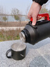 MG.JRS保溫壺大容量便攜戶(hù)外不銹鋼保溫杯暖瓶家用旅行車(chē)載熱水壺 冰花漆黑色 4L 曬單實(shí)拍圖