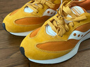 Saucony索康尼新款JAZZRENEW  V2休閑復古舒適跑步鞋 桔白-日暮曠野 38 曬單實(shí)拍圖