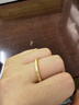 蜜金（HoneyGold）珠寶 黃金戒指足金古法藏文化系列密言輪指環(huán)HGH1706送女友禮物 3.14g 15號 工費210元 曬單實(shí)拍圖