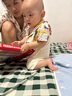 G.DUCKKIDS2025夏季薄款時(shí)尚卡通恐龍假兩件連體女哈衣男寶寶外出帥氣套裝 米白色 恐龍假兩件背帶半袖連體 90cm (L) 25斤以下 曬單實(shí)拍圖