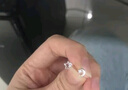 芯奢S999足銀星月耳釘女士小眾設(shè)計(jì)擰扣兒童養(yǎng)耳洞免摘耳骨釘耳飾純銀 S999足銀星月耳釘一對(duì) 曬單實(shí)拍圖