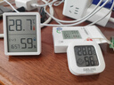得力（deli）室內(nèi)電子溫濕度計/表辦公家用壁掛桌面嬰兒房辦公用品兒童老人生日禮物帶時間+表情顯示LE517 曬單實拍圖