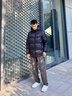 雪中飛2025冬新款連帽羽絨服男士百搭氣質(zhì)休閑泡芙時(shí)尚保暖冬裝 黑色|8056 L 175/92A 曬單實(shí)拍圖
