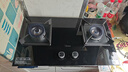 美的（Midea）【國家補貼換新立減20%】燃?xì)庠铍p灶家用5.0KW大火力黑晶寬面板臺嵌兩用雙灶 天然氣灶Q330 曬單實拍圖