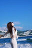 樂(lè )淇萊2025新款比基尼泳衣女感白色性感分體顯瘦沙灘度假純欲泳衣 米白色四件套 均碼 80-120斤 曬單實(shí)拍圖