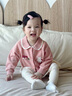 幼歌（YOUGE）嬰幼兒秋季新款假兩件彈力親膚打底褲女寶寶花邊裙褲潮 米色 80 cm 曬單實(shí)拍圖