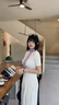 BIBK日本女士絲巾復(fù)古紫色碎花長條絲巾系脖發(fā)帶復(fù)古高級(jí)感細(xì)窄領(lǐng)巾 紫色碎花 曬單實(shí)拍圖