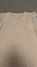 德瑪納（dme）【夏日仙氣歐根紗刺繡】春秋季圓領(lǐng)泡泡袖a字連衣裙子女中長(cháng)款 米白 M 曬單實(shí)拍圖