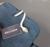 APM Monaco綠眼靈蛇耳夾奢華耳骨夾耳釘氣質(zhì)女 生日女友 七夕禮物 經(jīng)典銀靈蛇 曬單實(shí)拍圖