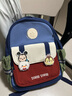 迪士尼（Disney）兒童書包幼兒園女孩一二年級草莓熊輕便男女童背包st80264藏青 曬單實拍圖