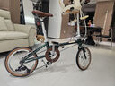大行（DAHON）折疊自行車大行16英寸鉻鉬鋼5速?gòu)?fù)古單車HAC653 郵政綠 曬單實(shí)拍圖