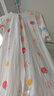 婧麒（JOYNCLEON）嬰兒連體衣服夏裝寶寶夏天夏季空調服新生兒薄款長(cháng)袖哈衣套裝 草莓兔 80cm 曬單實(shí)拍圖
