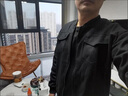 JEEP SPIRIT秋冬季夾克男潮日系復(fù)古工裝夾克秋冬外套男裝韓版潮流帥 黑色 L 115斤-135斤 曬單實(shí)拍圖