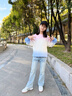 小豬彼特女童國風套裝2025新款秋季新中式衛(wèi)衣兒童春秋洋氣兩件套大童秋裝 13131藍色 120 cm 曬單實拍圖