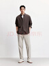 杰克·瓊斯（JACK&JONES）25年男裝秋季休閑褲男百搭松緊腰商務(wù)長(cháng)褲萊賽爾親膚品牌褲子男士 025石灰色 長(cháng)褲 松緊腰頭 31 175 曬單實(shí)拍圖