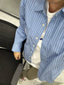 Teenie Weenie小熊女裝襯衫2025秋季新款氣質(zhì)通勤簡(jiǎn)約條紋長(cháng)袖襯衣 條紋 M 曬單實(shí)拍圖
