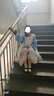 唐努烏洛麗塔op仙女裙可愛(ài)Lolita裙少女學(xué)生韓版萌正禮物正 淺藍色OP S 【75-90斤】 曬單實(shí)拍圖