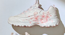 斯凱奇（Skechers）女鞋秋冬熊貓鞋厚底增高老爹耐磨休閑鞋熊貓鞋150530 自然色/淺藍色/NTLB 38 曬單實(shí)拍圖