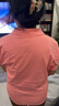啄木鳥翻領(lǐng)短袖t恤女夏季新款POLO衫純棉正肩顯瘦運(yùn)動(dòng)休閑上衣 粉紅 XL 曬單實(shí)拍圖