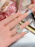 央創(chuàng)時尚中國黃金項鏈女2025新款平安扣玉吊墜女生生日禮物送女友老婆S925 曬單實拍圖