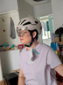 塔斯隊(duì)長(zhǎng)（TOSUOD）自行車頭盔變色磁吸風(fēng)鏡山地車男女安全帽公路車一體成型騎行裝備 奶茶色【升級(jí)磁吸風(fēng)鏡】隨光變色 L碼 曬單實(shí)拍圖