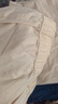 優(yōu)衣庫女裝全棉松緊九分褲/休閑百搭加長款66cm~68cm478209 481411/30淺米色 XL 曬單實拍圖