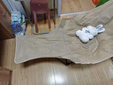 躺椅2025新款坐睡兩用舒服久坐折疊午睡椅辦公室小型帶靠背折疊床 【全椅充棉】沙漠黃-一秒變床 曬單實(shí)拍圖