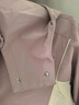森馬（Semir）陳都靈|防護(hù)外套女中長(zhǎng)款寬松撞色秋裝戶外通勤夾克101524109001 曬單實(shí)拍圖