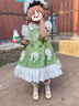 WVD國際品牌洛麗塔女童公主裙春秋綠色絕美禮服ita蘿莉塔裙夏季兒童蓬蓬裙 短袖裙子 短袖裙子 90 CM 曬單實(shí)拍圖