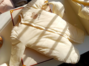 酷童拉米嬰兒衣服新生兒禮盒冬季新款棉服套裝初生剛出生滿月寶寶用品大全 曲奇小熊9件套【棉衣款】 59cm 新生禮/A類純棉 曬單實拍圖