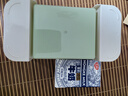 首飾盒抽屜式化妝品宿舍書桌護膚品桌面梳妝臺面膜口紅置物架文具 雙層收納盒清新綠1個 曬單實拍圖