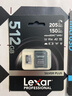 雷克沙（Lexar）512GB TF(MicroSD)存儲卡 V30 A2 讀205MB/s 無人機運動相機官方推薦內(nèi)存卡 暢拍4K(SILVER PLUS) 曬單實拍圖