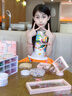 凡華兒童手鏈串珠手工diy材料女童玩具項鏈穿珠子首飾盒套裝手串啟智 升級/玉碎手鏈6色300珠+首飾盒 曬單實(shí)拍圖