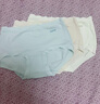 蕉內銀皮510S女士三角內褲60支長(cháng)絨棉柔軟無(wú)痕透氣7A抗菌中腰夏季3件 曬單實(shí)拍圖