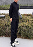 CAIDEN KETCH品牌男裝牛仔褲男士2025新款寬松直筒商務(wù)休閑男褲柔軟透氣褲子 黑灰色 28 腰圍2尺1 曬單實(shí)拍圖