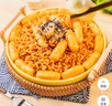 安井 三色芝士年糕 500g 1包 約40個 夾心拉絲年糕條  韓國部隊(duì)火鍋 曬單實(shí)拍圖