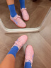 Onitsuka Tiger鬼塚虎新款德訓(xùn)鞋 男女鞋粉色休閑板鞋TOKUTEN   1183A907-703 粉色 39 曬單實(shí)拍圖