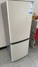 海爾（Haier）冰箱出品雙開(kāi)門(mén)二門(mén)177升冰箱家用小型冰箱租房省電不占地冷藏冷凍兩用統(tǒng)帥家用小冰箱 以舊換新 177升雙門(mén)冰箱節(jié)能省電 兩天約用1度電 曬單實(shí)拍圖