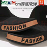 卡帝樂(lè )鱷魚(yú)（CARTELO）品牌拖鞋男士2025新款夏外穿防滑室內家居浴室洗澡大碼運動(dòng)涼拖 黑金【運動(dòng)潮流外穿】 42-43 【適合41-42腳穿】 曬單實(shí)拍圖