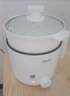 美的（Midea）電煮鍋 宿舍小電鍋 電蒸鍋 學(xué)生寢室一體泡面小火鍋 多功能鍋 XZE1613 1.7L 配蒸籠【國家補貼】 曬單實(shí)拍圖