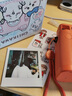 HKMW索尼機(jī)（SOYN）同款Fuji拍立得instax SQ1/SQ6/SQ40一次成像4寸方形相機(jī)美顏復(fù)古 SQ1云母白+水晶殼+相冊(cè) 官配+40張白邊相紙 曬單實(shí)拍圖