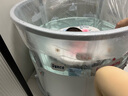 iuu嬰兒游泳桶免安裝 兒童洗澡桶 可折疊泡澡桶家用新生兒游泳池浴桶 【免安裝-透明】巨無霸全套游泳~ 母嬰級面料，耐磨穩(wěn)固防變形 曬單實拍圖